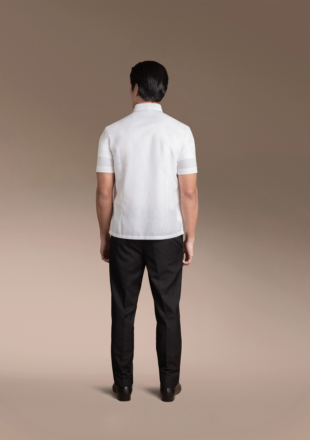 Men's Office Barong, Polyester-Cotton, Embroidered