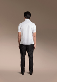 Men's Office Barong, Polyester-Cotton, Embroidered