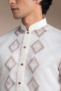 Men's Formal Barong Tagalog, Texture Faux Silk
