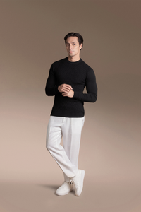 Onesimus Mens Knitted Pullover Shirt