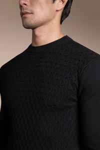 Onesimus Mens Knitted Pullover Shirt