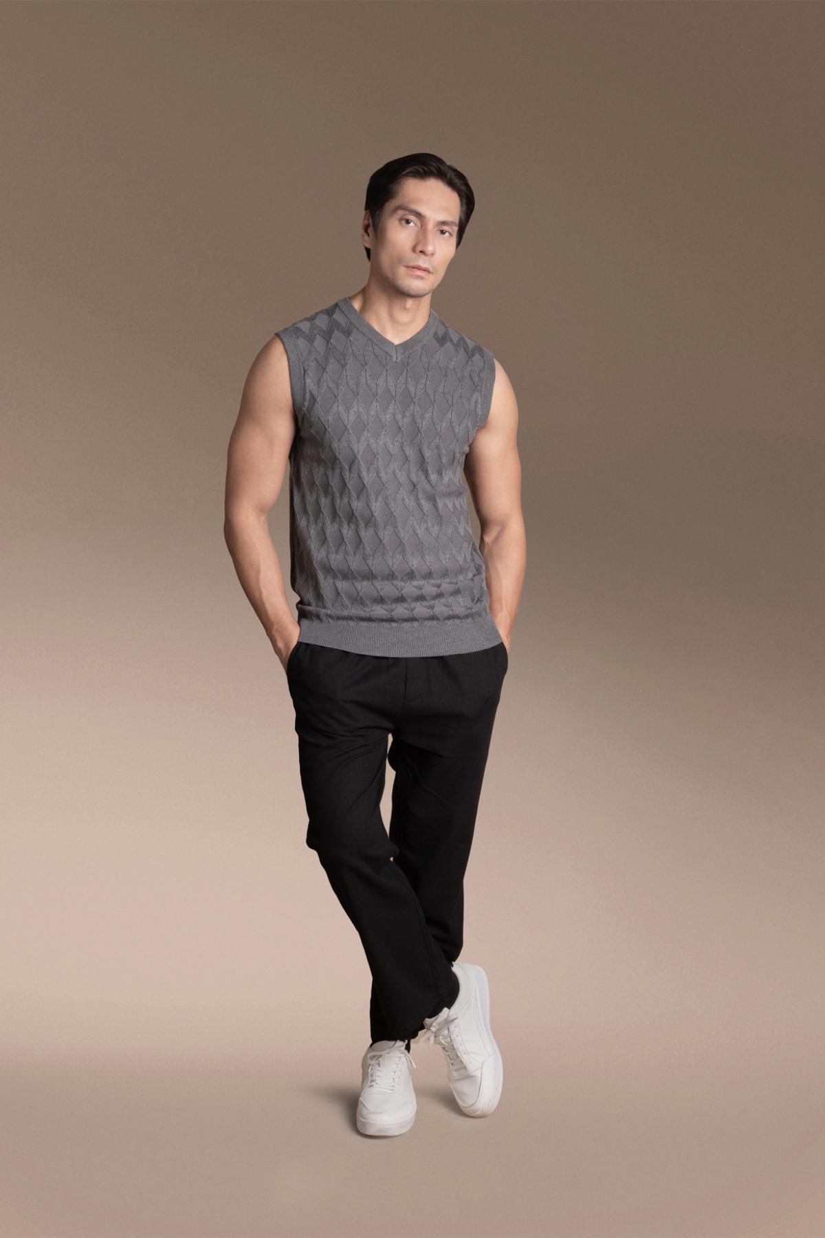 Onesimus Mens Knitted Vest