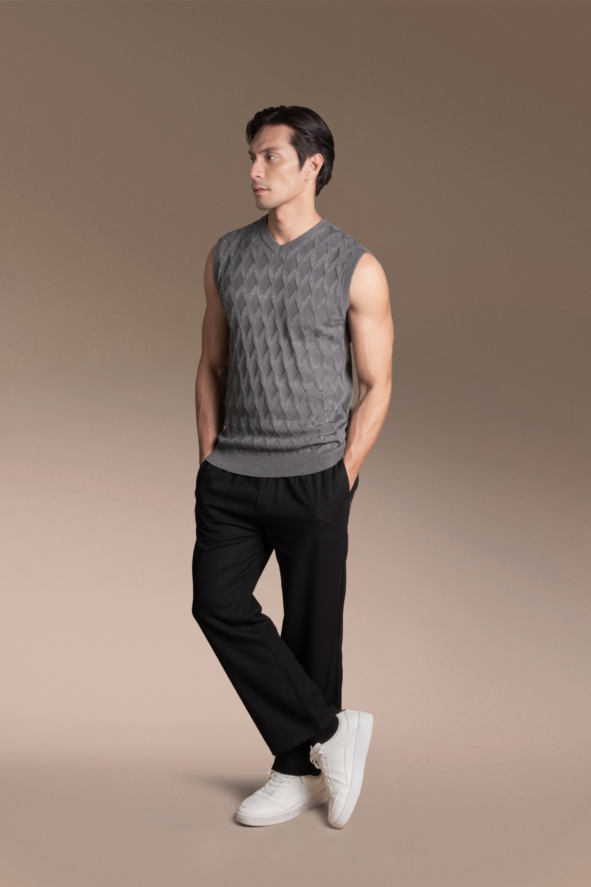 Onesimus Mens Knitted Vest
