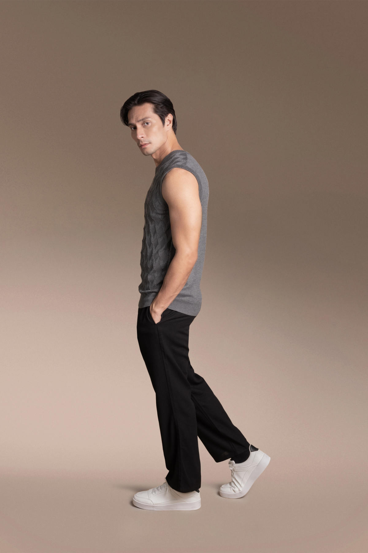 Onesimus Mens Knitted Vest