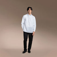 Men's Office Barong, Polyester-Cotton Blend, Embroidered