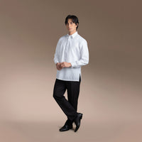 Men's Office Barong, Polyester-Cotton Blend, Embroidered