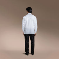 Men's Office Barong, Polyester-Cotton Blend, Embroidered