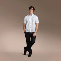 Men's Office Barong, Polyester-Cotton Blend, Embroidered