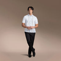 Men's Office Barong, Polyester-Cotton Blend, Embroidered