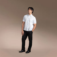 Men's Office Barong, Polyester-Cotton Blend, Embroidered