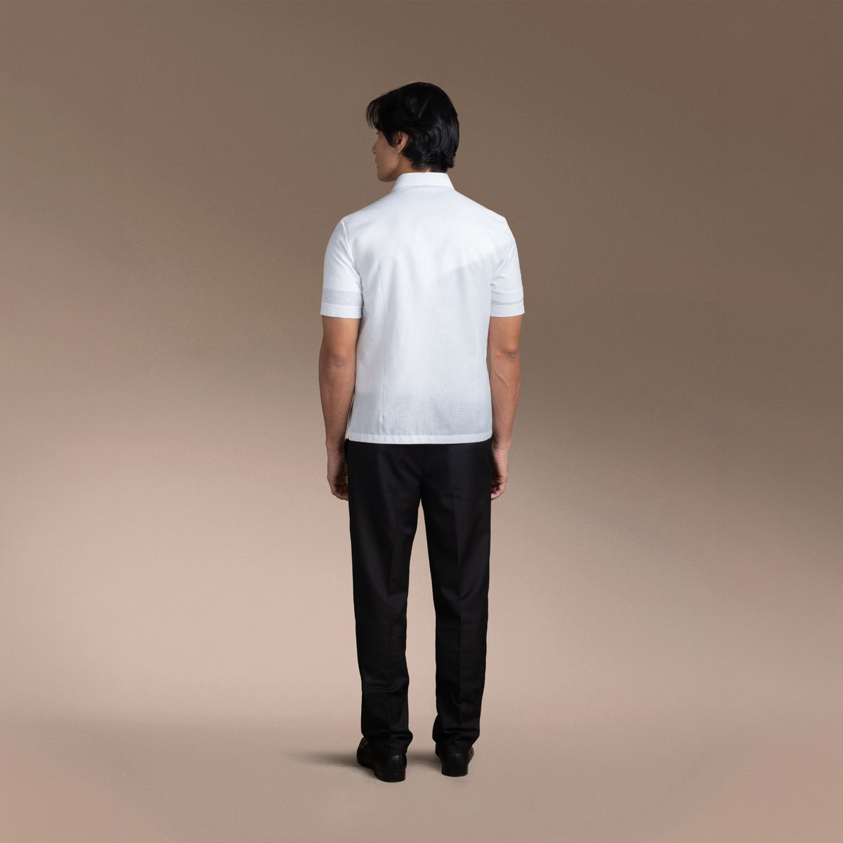 Men's Office Barong, Polyester-Cotton Blend, Embroidered