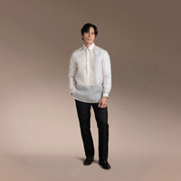 Men's Formal Barong Tagalog, Texture Pure Natural Silk